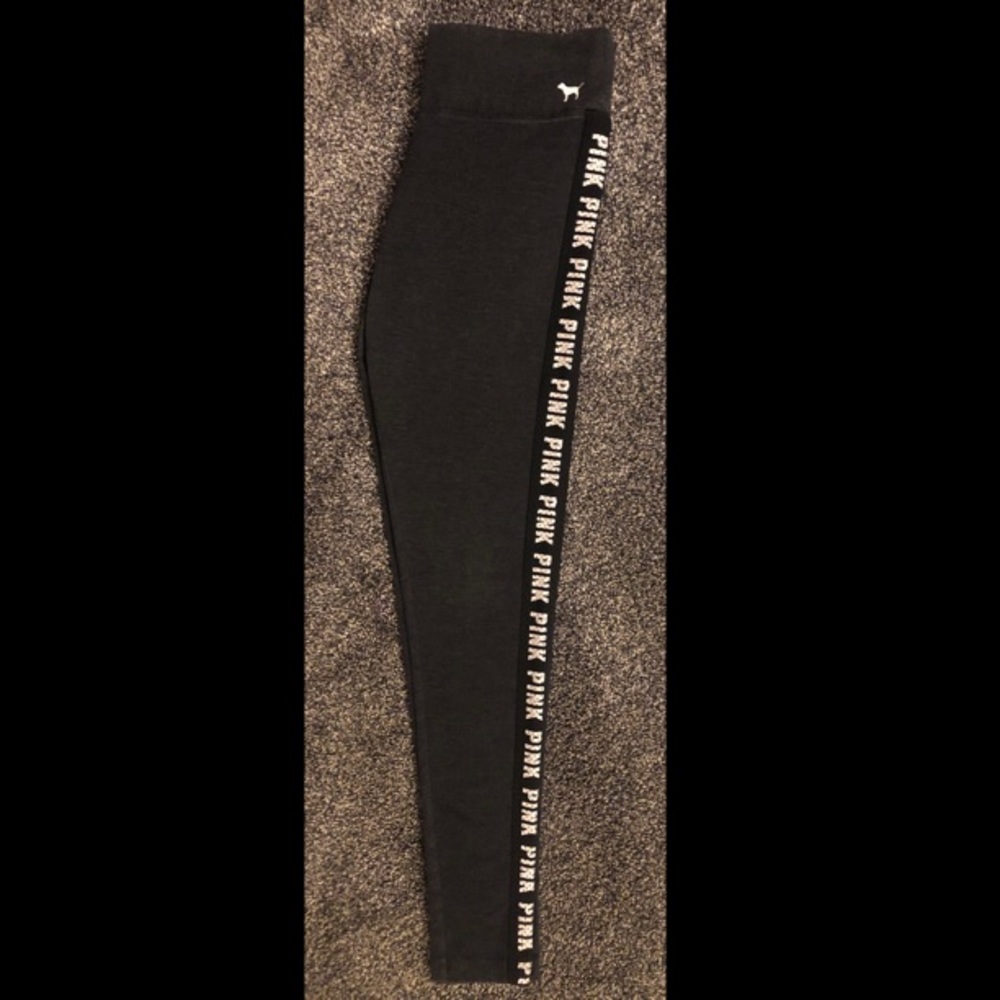 PINK VS. Yoga Logo Stripe Leggings